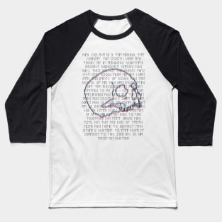 Marcus Aurelius Quote in Runic - 3D Skull Baseball T-Shirt